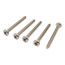 5 TORNILLOS PARA METAL 2 PULGADAS PLATA