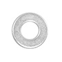 RONDANA PLANA DE 0.4 CM PLATA 10 PIEZAS