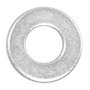 RONDANA PLANA DE 0.6 CM PLATA 10 PIEZAS