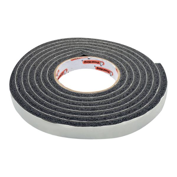 BURLETE DE ESPUMA DE GOMA NEGRO 305 CM