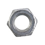 TUERCA DE SEGURIDAD DE 0.7 CM PLATA 4 PIEZAS