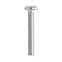 2 TORNILLOS PARA MÁQUINA .5 X 2 CM PLATA