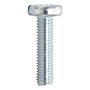 2 TORNILLOS PARA MÁQUINA .8 X 2 CM PLATA