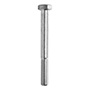 2 TORNILLOS CABEZA HEXAGONAL 3 PULGADAS PLATA 1.4X7.5