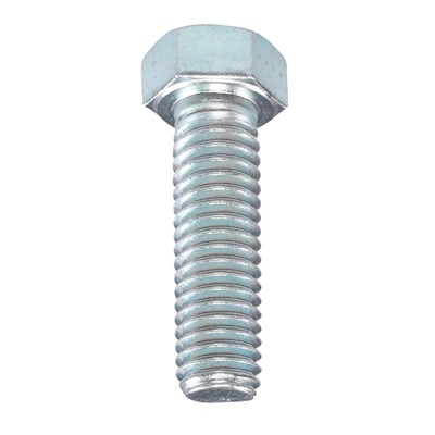 4 TORNILLOS CABEZA HEXAGONAL 1 X 3 CM PLATA