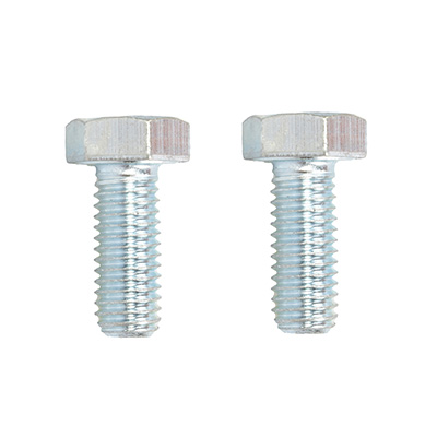 2 TORNILLOS CABEZA HEXAGONAL 1.25 X 0.2 CM PLATA