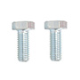 2 TORNILLOS CABEZA HEXAGONAL 1.25 X 0.2 CM PLATA