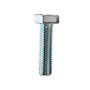 2 TORNILLOS HEXAGONAL 3 CM PLATA