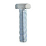 1 TORNILLOS CABEZA HEXAGONAL 4 CM PLATA