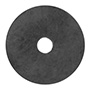 RONDANA DE HULE DE 5/16 X 1 1/4 X 1/16 DE PULGADA NEGRO 2 PIEZAS