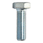 4 TORNILLOS CABEZA HEXAGONAL 1 PULGADA PLATA