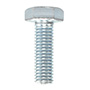 2 TORNILLOS CABEZA HEXAGONAL 7/16 X 1 1/4 PULGADA PLATA
