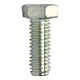 3 TORNILLOS CABEZA HEXAGONAL 1 PULGADA PLATA
