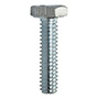 5 TORNILLOS CABEZA HEXAGONAL PLANTA1 PULGADA PLATA