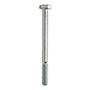 2 TORNILLOS CABEZA HEXAGONAL 3 PULGADAS PLATA 1.2X7.62