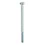 2 TORNILLOS CABEZA HEXAGONAL 1/2 PULGADAS PLATA