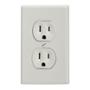CONTACTO DUPLEX CON PLACA 125 V BLANCO