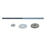 BIRLO PARA TECHO 3/16 X 4 PULGADAS PLATA 5 PIEZAS