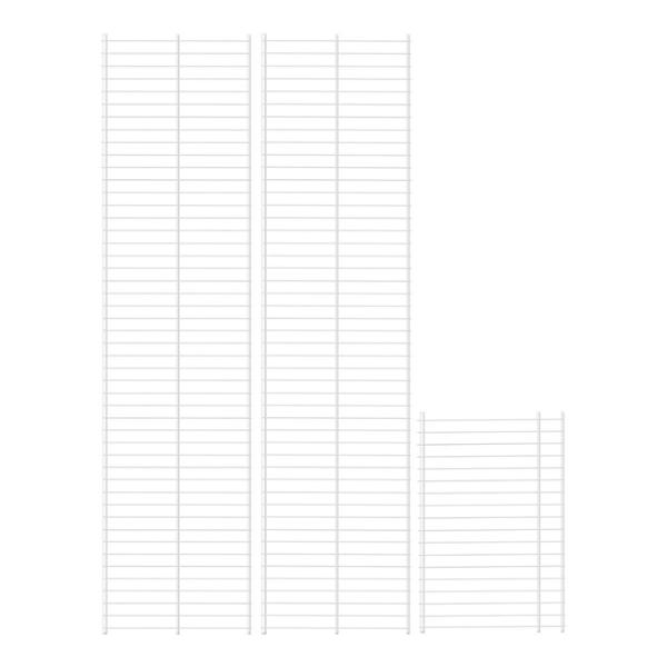 CLÓSET METAL AJUSTABLE 183 X 125 X 77 CM BLANCO