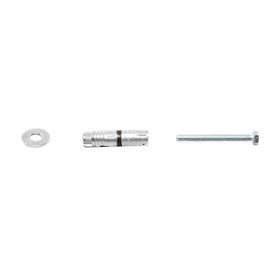 TAQUETE EXPANSOR DE 3/16 DE PULGADA PLATA 4 PIEZAS