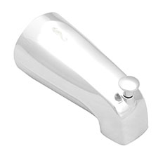 SALIDA PARA TINA CON BOTÓN DE 6.5 X 14 CM PLATA RUGO