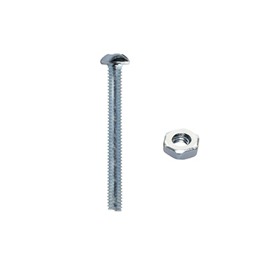 6 TORNILLOS PARA MÁQUINAS 1 1/2 PULGADAS PLATA