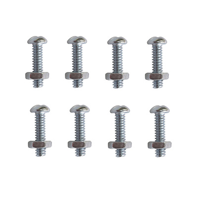 8 TORNILLOS PARA MÁQUINAS 3/4PULGADA PLATA