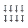 8 TORNILLOS PARA MÁQUINAS 3/4PULGADA PLATA