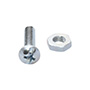 8 TORNILLOS PARA MÁQUINAS 3/4PULGADA PLATA
