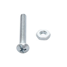 5 TORNILLOS PARA MÁQUINAS 1-1/2PULGADA PLATA