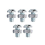5 TORNILLOS PARA MÁQUINAS 1/4-20 X 1/2 PULGADA PLATA