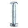 4 TORNILLOS PARA MAQUINA1 1/4PULGADA PLATA