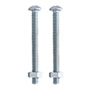 2 TORNILLOS PARA MÁQUINA2-1/2 PULGADAS PLATA