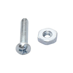 12 TORNILLOS PARA MÁQUINAS 3/4PULGADA PLATA 1