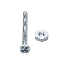 8 TORNILLOS PARA MÁQUINAS 1-1/2 PULGADAS PLATA