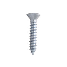 6 TORNILLOS PARA METAL 1 PULGADA PLATA