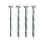 4 TORNILLOS PARA METAL 2 PULGADAS PLATA
