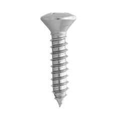 5 TORNILLOS PARA METAL 1 PULGADA PLATA