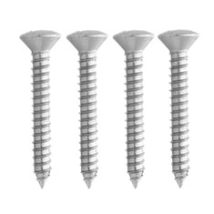 4 TORNILLOS PARA METAL 1-1/2PULGADA PLATA