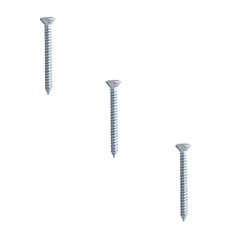 3 TORNILLOS PARA METAL 2 PULGADAS PLATA