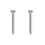 2 TORNILLOS PARA METAL 2 PULGADAS PLATA