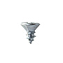 23 TORNILLOS PARA METAL 1/4PULGADA PLATA 2