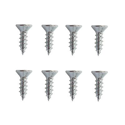 8 TORNILLOS PARA MARA 3/4PULGADA PLATA