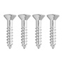 4 TORNILLOS PARA MARA 1 1/4PULGADA PLATA