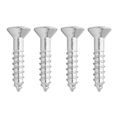 4 TORNILLOS PARA MARA 1 1/4PULGADA PLATA