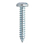 BOLSA DE 6 TORNILLOS PARA METAL 1-1/4 DE PULGADA PLATA