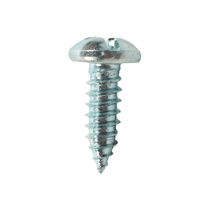 BOLSA DE 4 TORNILLOS PARA METAL DE 1/4 X 3/4 DE PULGADA PLATA