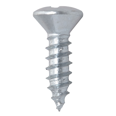 BOLSA DE 18 TORNILLOS PARA METAL DE 1/2 PULGADA PLATA 1