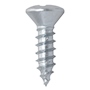 BOLSA DE 18 TORNILLOS PARA METAL DE 1/2 PULGADA PLATA 1