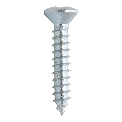 16 TORNILLOS PARA METAL 3/4PULGADA PLATA